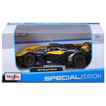 Introducing Bugatti Bolide Yellow 1/24 with SKU 684844424 recommended for ages 3+