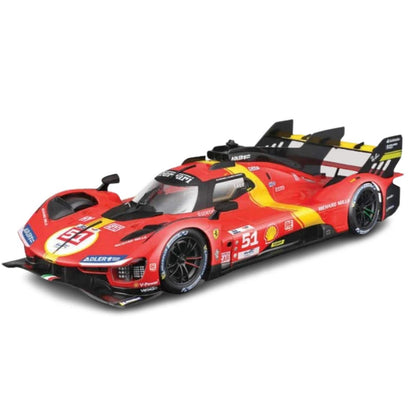 Introducing Ferrari Racing 499P Le Mans Hypercar 1/18 with SKU 131630124 recommended for + 14 years