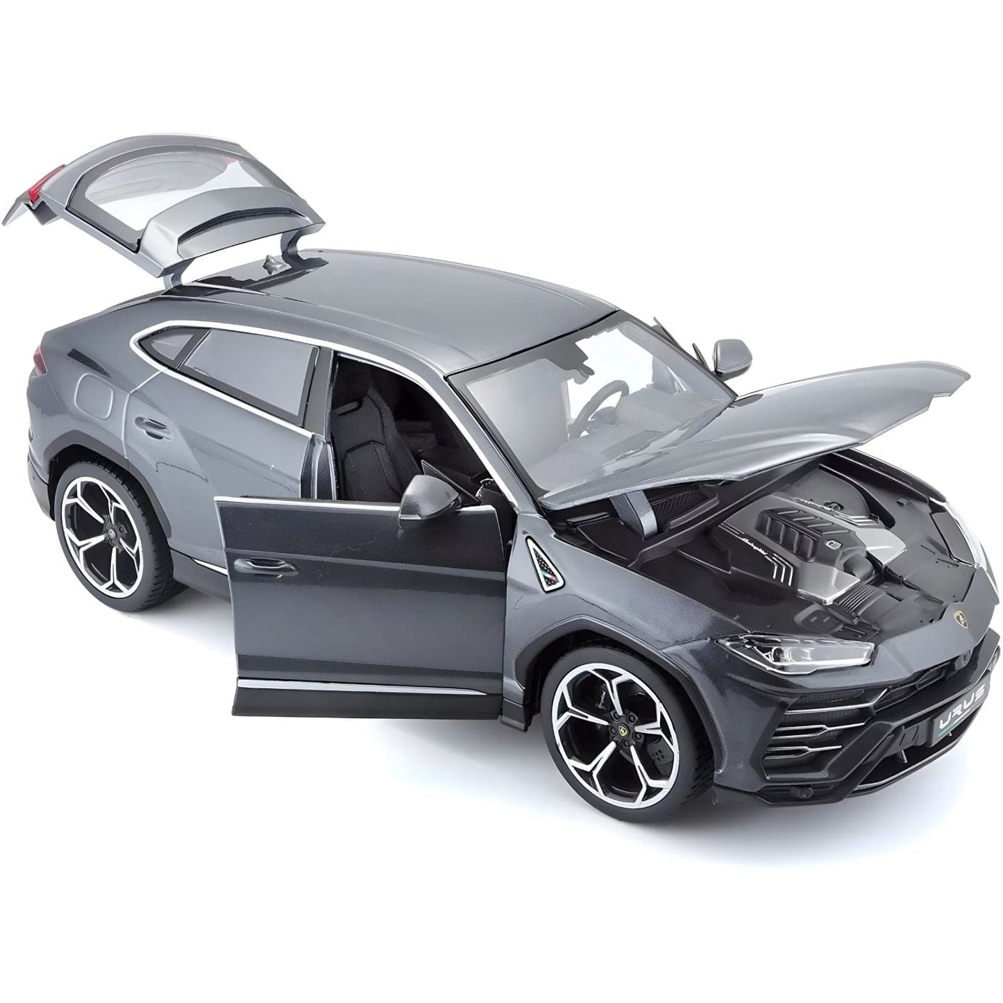 Apresentamos Lamborghin Urus preto 1:18 com o SKU 131104224 recomendado para + 3 anos