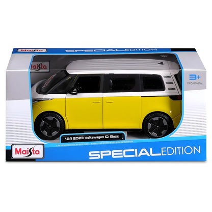 Introducing Volkswagen ID. BUZZ 2023 Yellow with SKU 681055424 recommended for ages 3+
