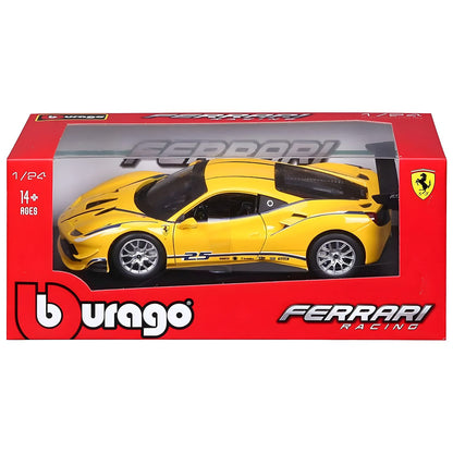 carro de brincar Ferrari Racing 488 Challenge Amarelo