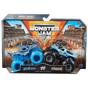 carro de brincar Monster Jam -Megalodon vs Hooked