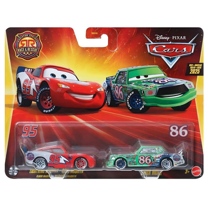 Introducing Disney Cars - Lightning McQueen and Chick Hicks with SKU 772845325, recommended for ages 3+