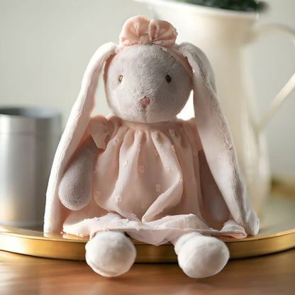 Introducing Plush Rabbit with Pink Dress 30 cm with SKU 521909225 recommended for ages 0 months+