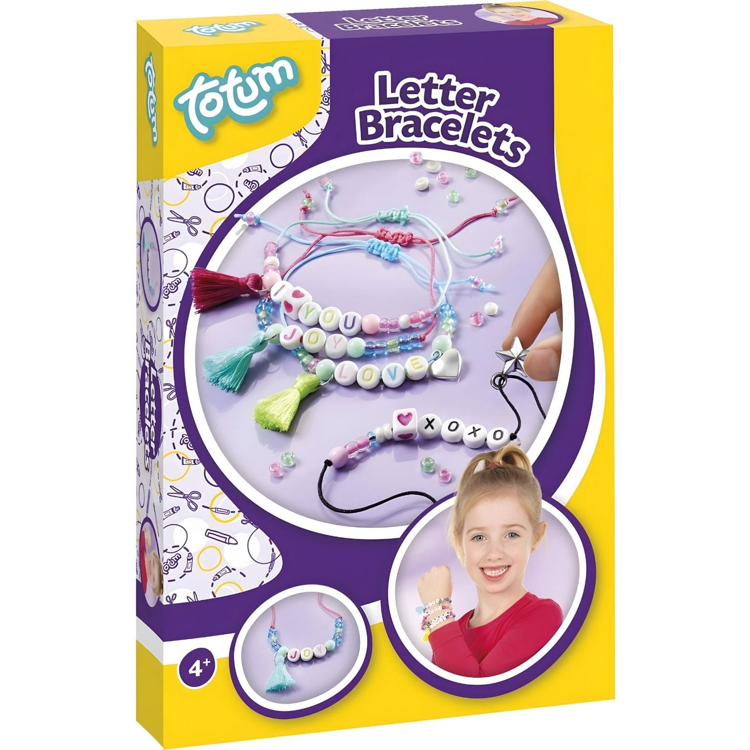 Apresentamos Conjunto de Pulseiras Letras com o SKU 392978124 recomendado para + 4 anos