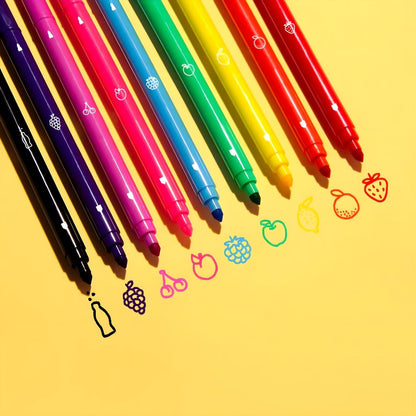 Introducing Set of 9 Scented Markers with SKU 490307424 recommended for ages 3+