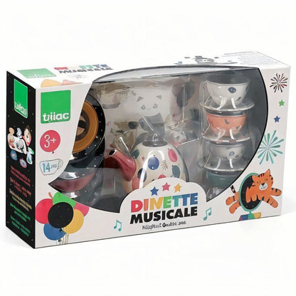 Introducing Rainbow Musical Tea Set with SKU 26740224 recommended for ages 3+