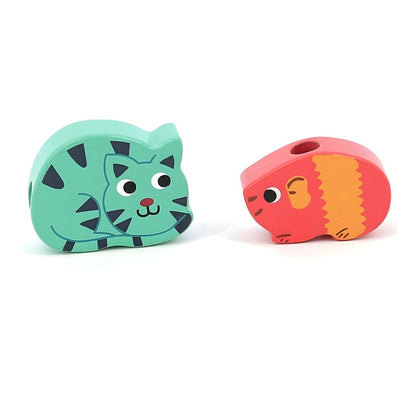 Introducing Wooden Beads - Familiar Animals with SKU 26150424 recommended for ages 12 months+