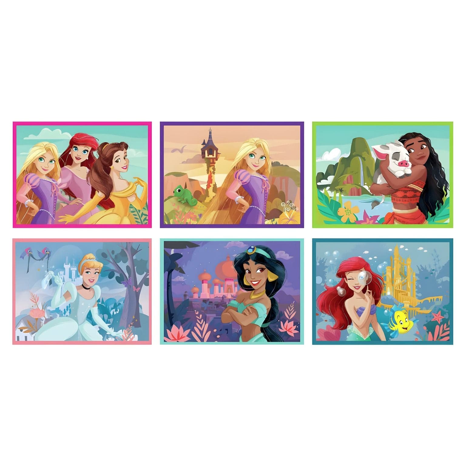 Apresentamos Cubo 12 Peças - Princesas Disney com o SKU 854119725 recomendado para + 3 anos