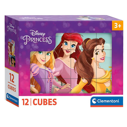 Introducing 12-Piece Cube - Disney Princesses with SKU 854119725 recommended for ages 3+