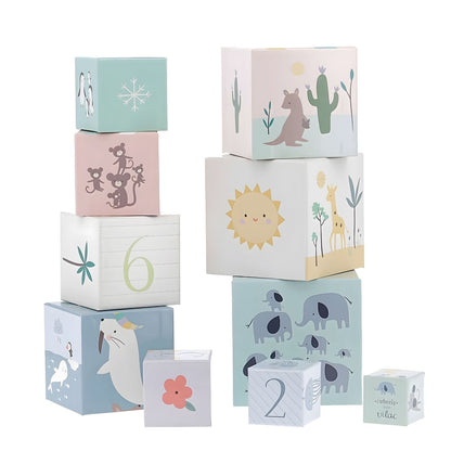 Introducing Stacking Cubes - World Animals with SKU 26710424 recommended for ages 2+