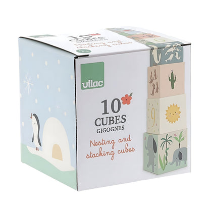 Introducing Stacking Cubes - World Animals with SKU 26710424 recommended for ages 2+