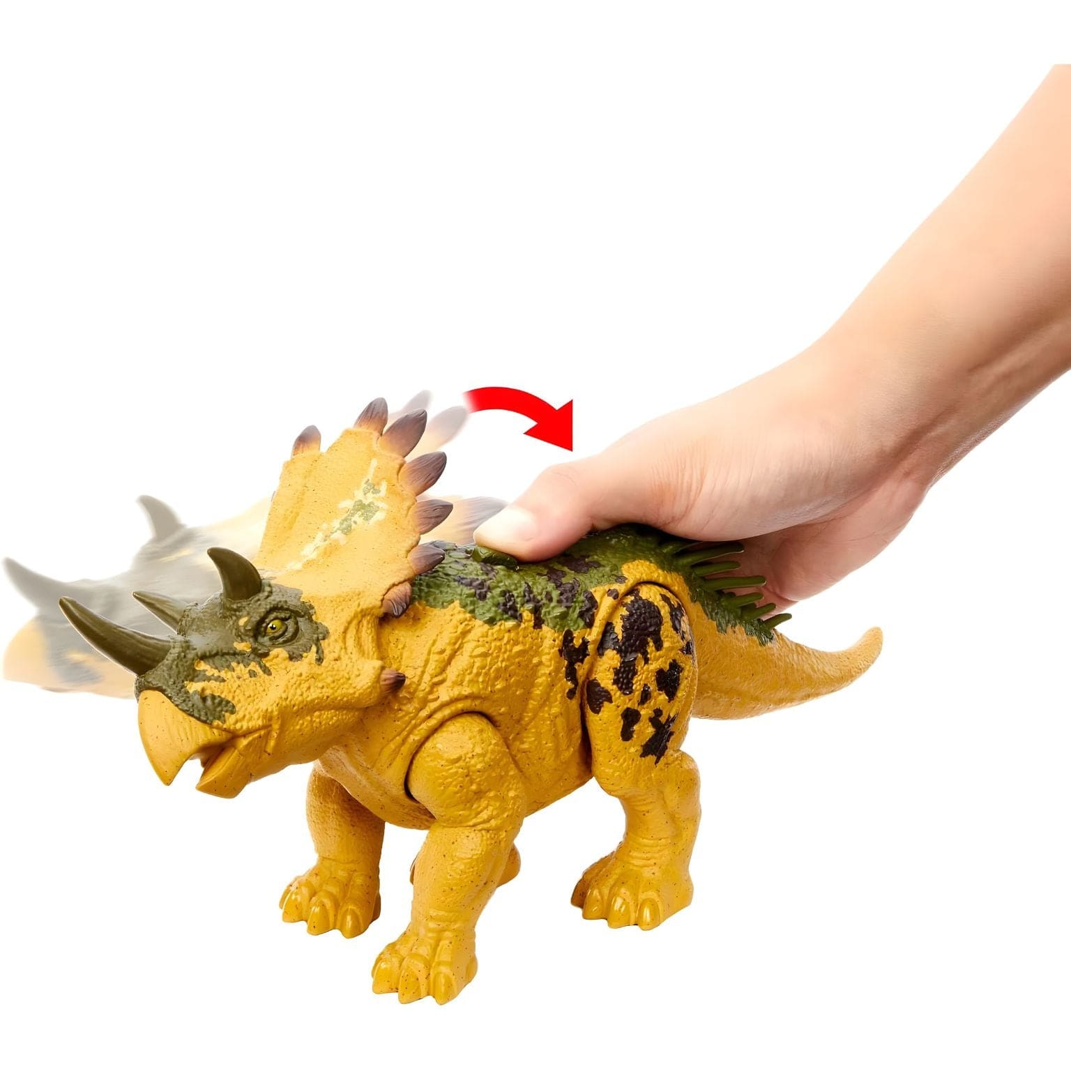 Apresentamos Jurassic World Ruge e Ataca - Regaliceratops com o SKU 21162824 recomendado para + 4 anos
