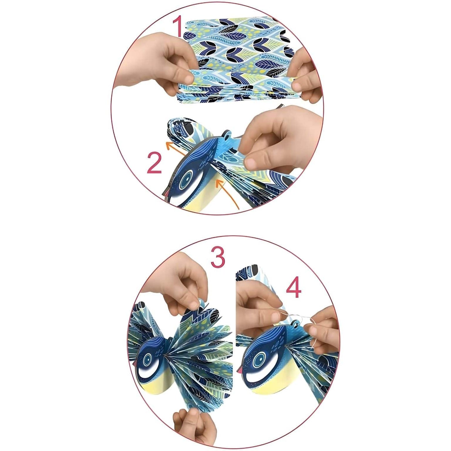 Apresentamos Dobragem em leque - Aves do campo com o SKU 711397625 recomendado para + 4 anos