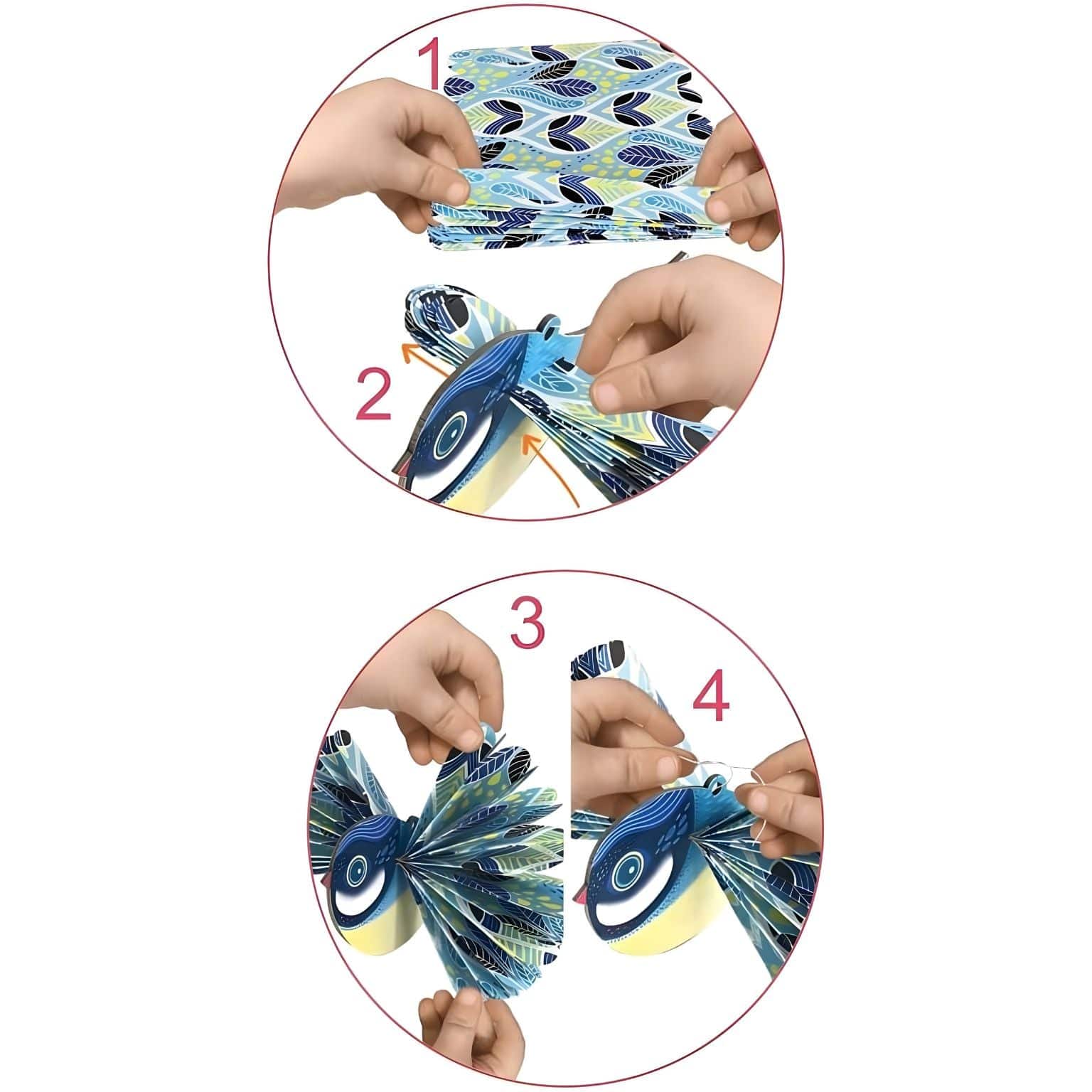 Apresentamos Dobragem em leque - Aves do campo com o SKU 711397625 recomendado para + 4 anos