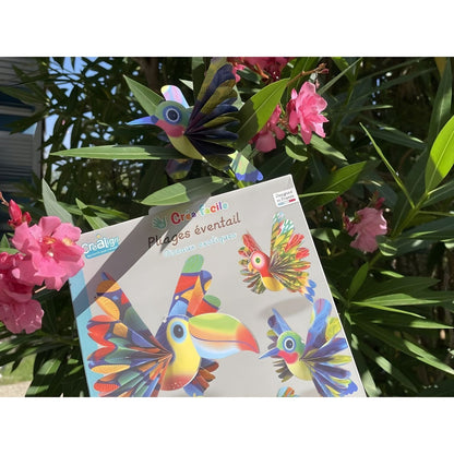 Introducing Fan Folding - Exotic Birds with SKU 711398325 recommended for ages 4+