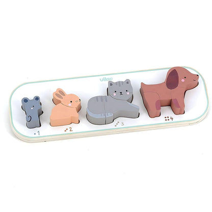 Introducing Wooden Insert - I Learn to Count Animals with SKU 26711825 recommended for ages 2+