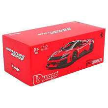 Ferrari F80 Signature Bburago vermelho, miniatura de coleção