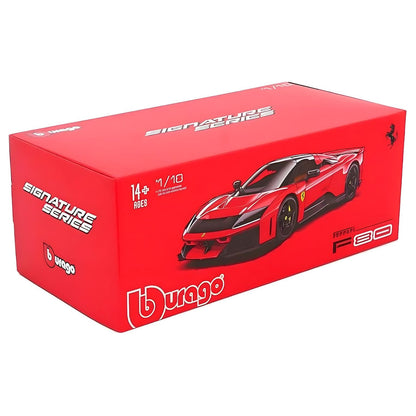 Caixa vermelha do Ferrari F80 Signature Bburago