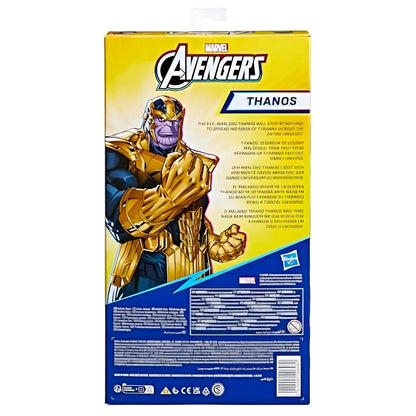 Introducing Marvel Titan Thanos Figure with SKU 557381525 recommended for ages + 3