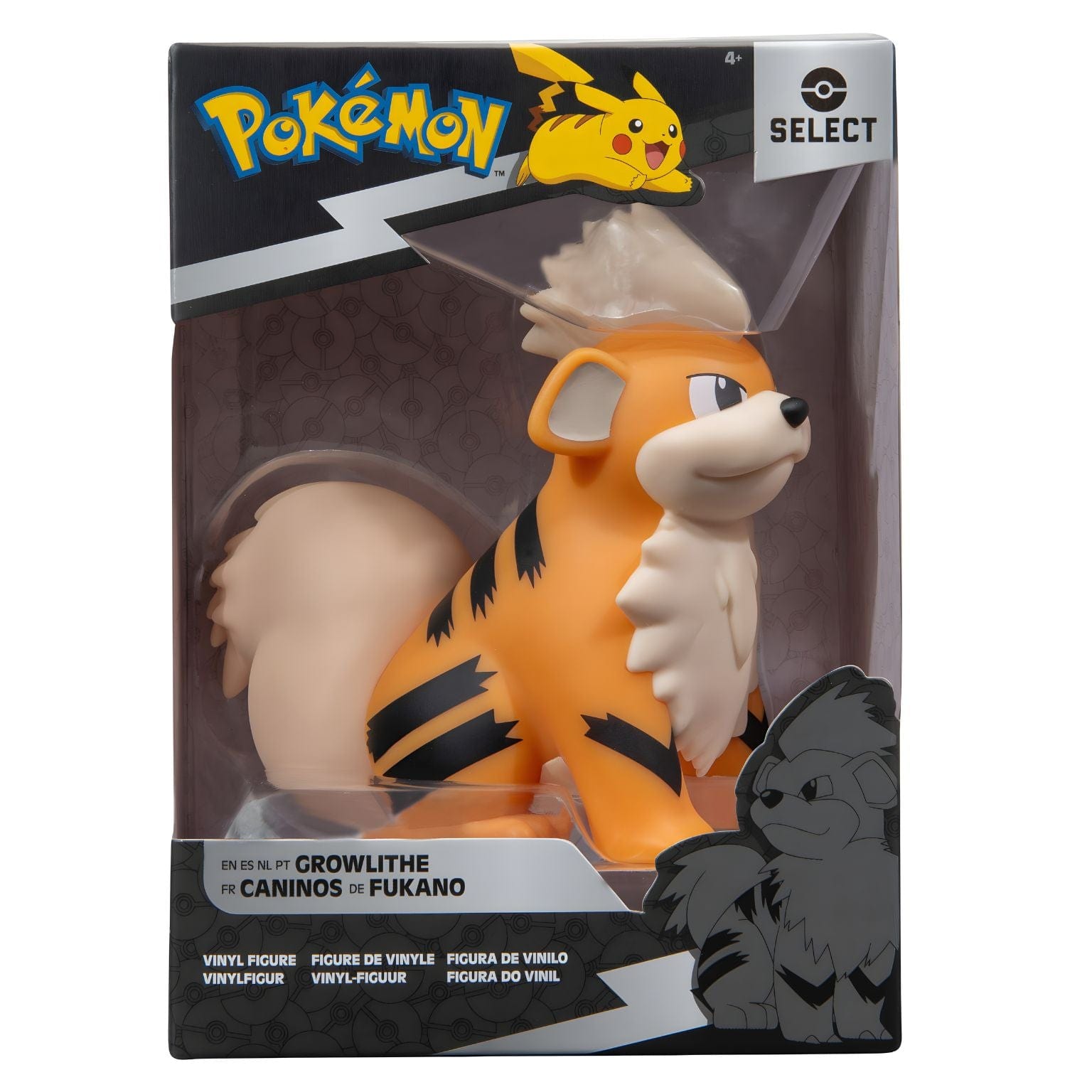 Apresentamos Pokémon Select - Growlithe com o SKU 23295924 recomendado para + 4 anos