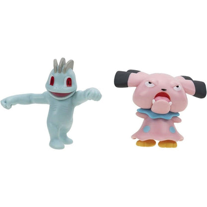 Introducing Pokémon Battle Figures - Machop & Snubbull with SKU 23263424 recommended for + 4 years