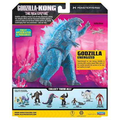 Introducing Godzilla x Kong - Energized Godzilla with SKU 233981125 recommended for ages 4+