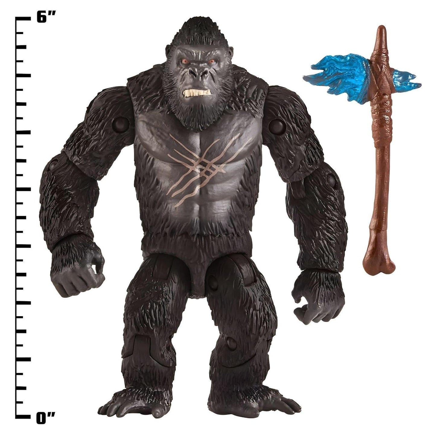 Apresentamos Godzilla x Kong - Kong com machado de batalha com o SKU 233980925 recomendado para + 4 anos