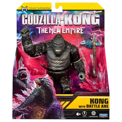 Introducing Godzilla x Kong - Kong with battle axe with SKU 233980925 recommended for ages 4+