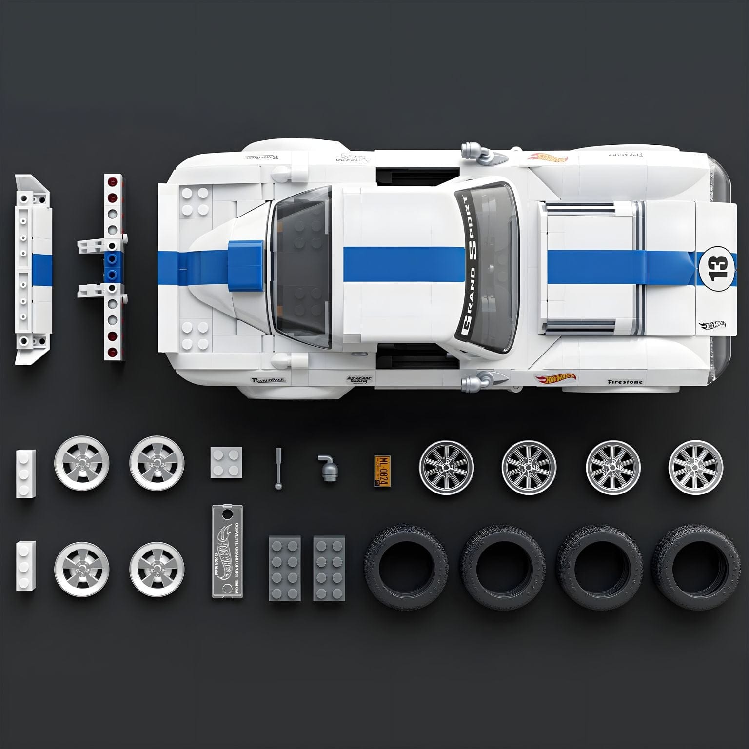 Apresentamos Hot Wheels Elite series - Corvette Grand Sport com o SKU 233205925 recomendado para + 3 anos