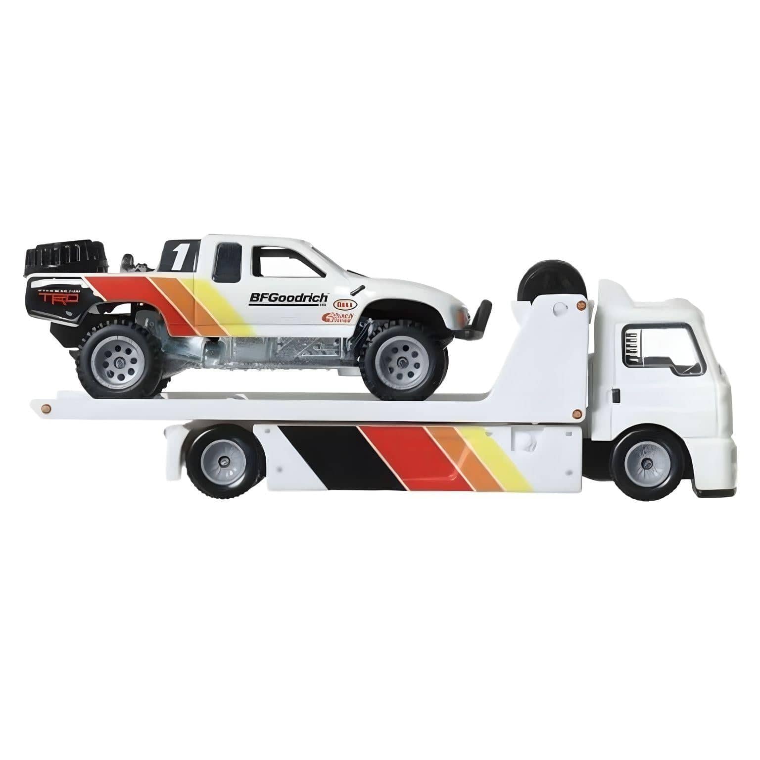 Apresentamos Hot Wheels Team Transport Fleet Street + Toyota Off Road Truck com o SKU 771862725 recomendado para + 3 anos