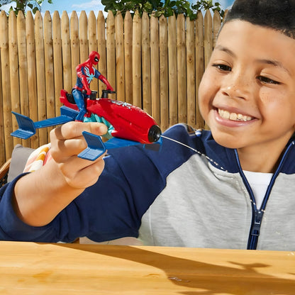 Introducing Spider-Man Water-Shooting Jet with SKU 908967524 recommended for ages 4+