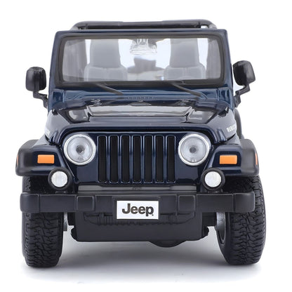 Introducing Blue Jeep Wrangler Rubicon with SKU 683124524 recommended for ages 3+
