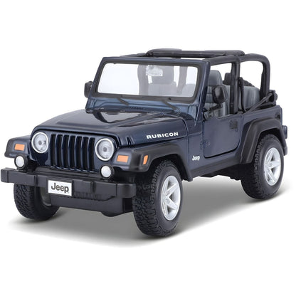 Introducing Blue Jeep Wrangler Rubicon with SKU 683124524 recommended for ages 3+