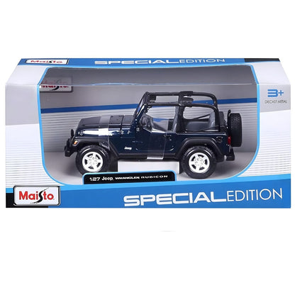 Introducing Blue Jeep Wrangler Rubicon with SKU 683124524 recommended for ages 3+