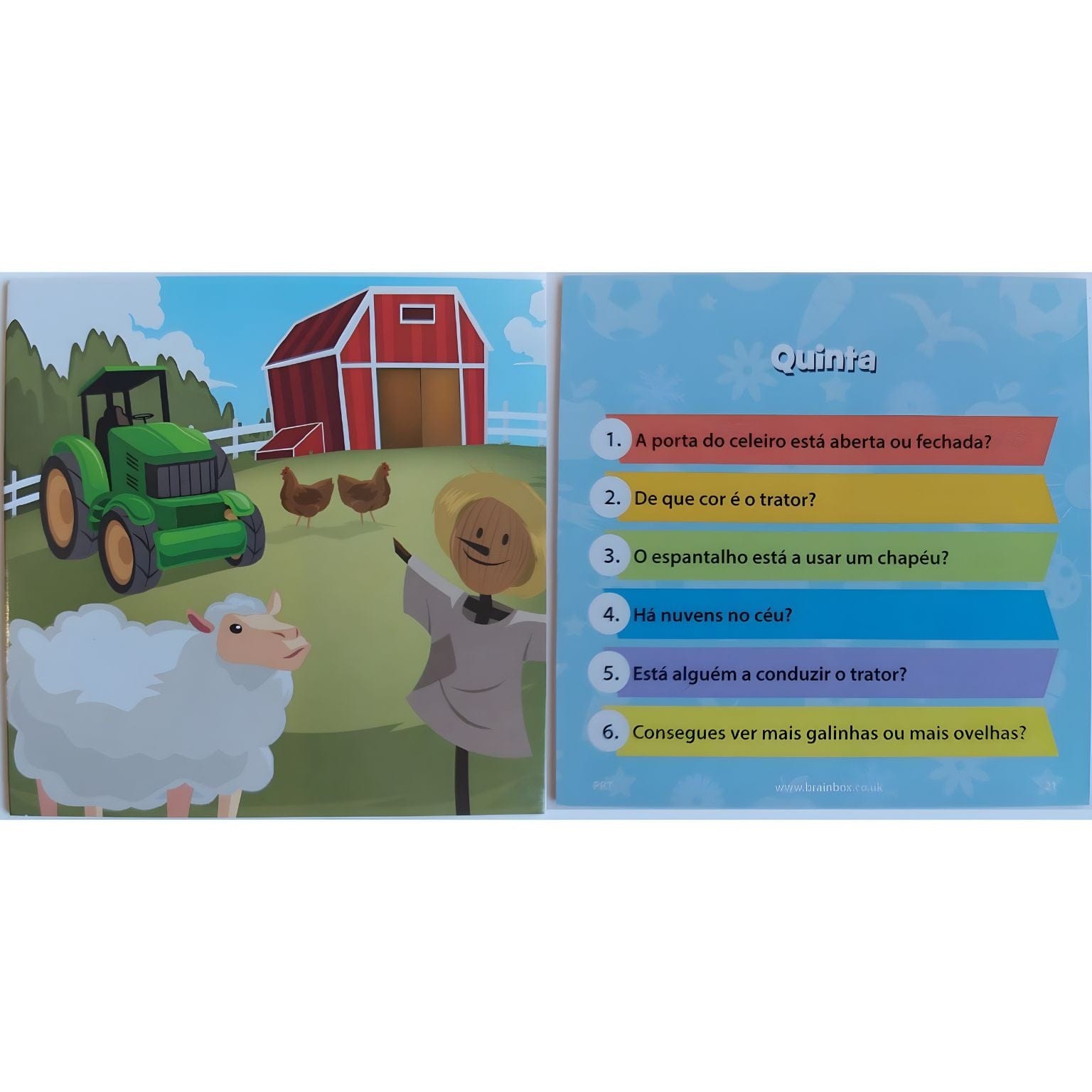 Apresentamos Jogo cartas BrainBox: Imagens com o SKU 31031424 recomendado para + 8 anos