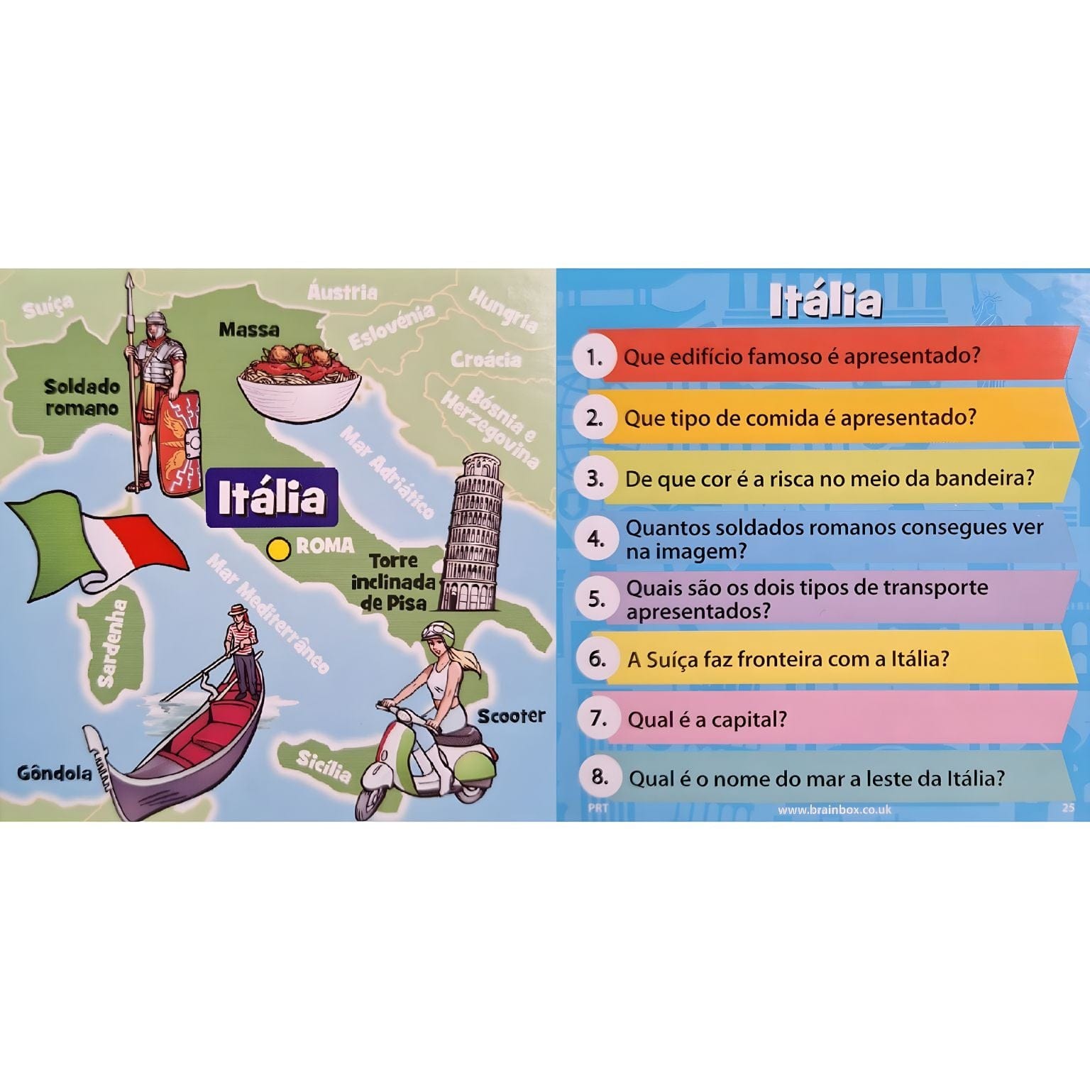 Apresentamos Jogo cartas BrainBox: Mundo com o SKU 31031224 recomendado para + 8 anos