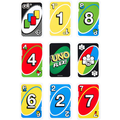 Introducing Uno Flex Card Game with SKU 773596724 recommended for + 7 years