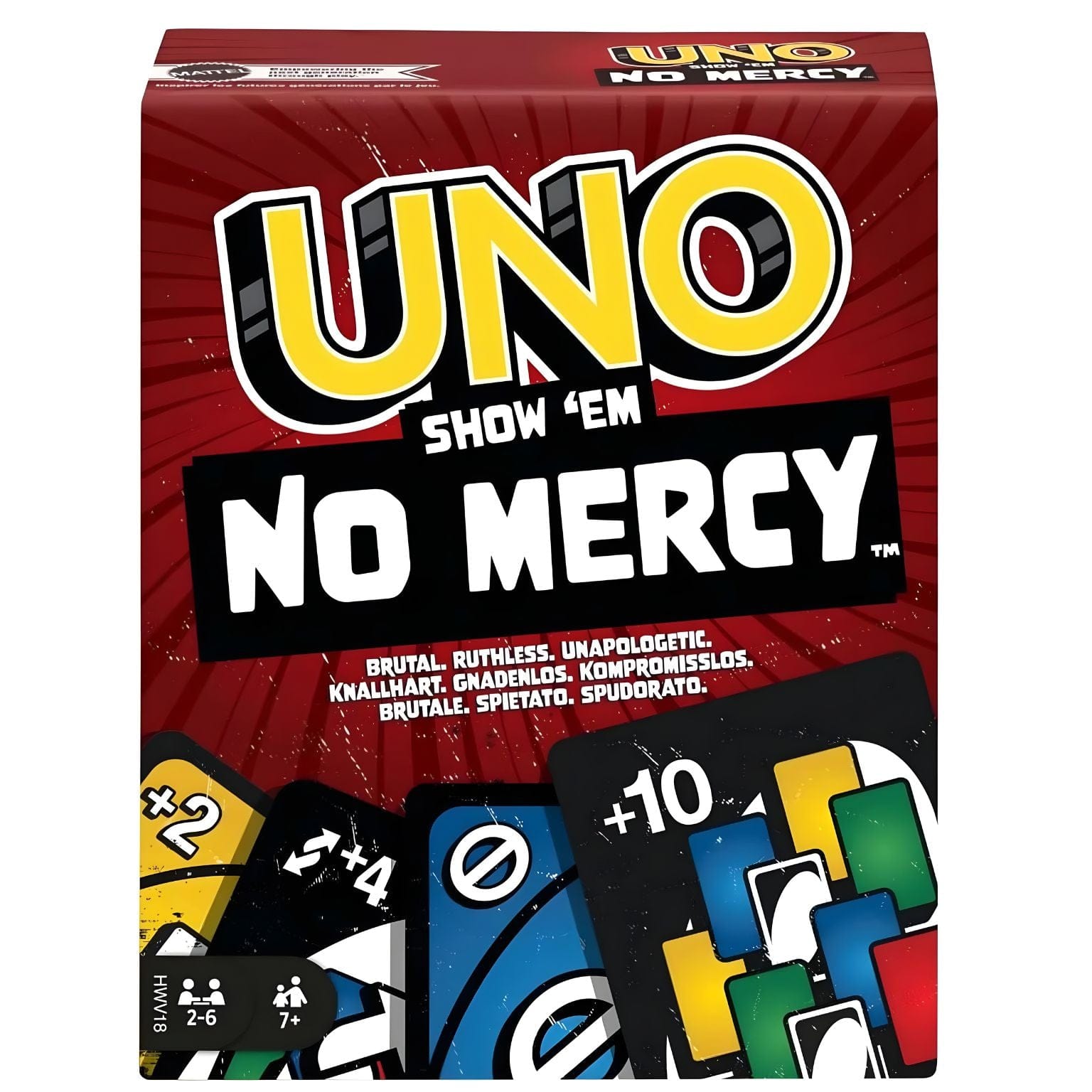 Apresentamos Jogo de cartas UNO Show 'Em No Mercy com o SKU 772080924 recomendado para + 7 anos