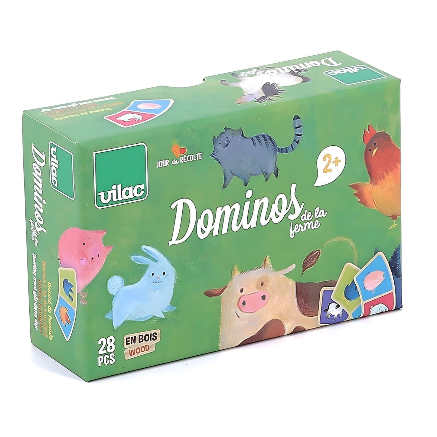 Apresentamos Jogo Dominó - A Quinta com o SKU 26606625 recomendado para + 2 anos