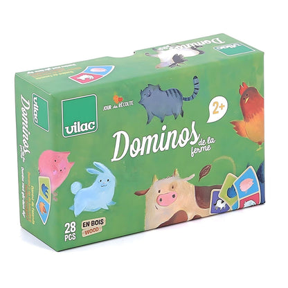 Introducing Domino Game - The Farm with SKU 26606625 recommended for ages 2+