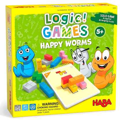 Introducing Logic Game - Happy Worms with SKU 810681623 recommended for + 5 years