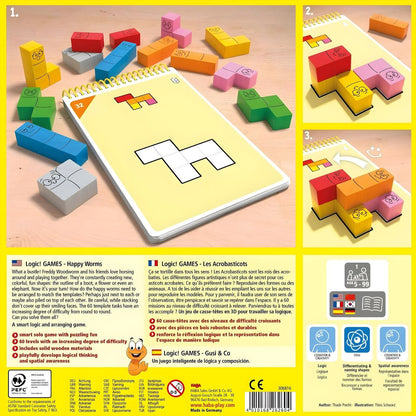 Introducing Logic Game - Happy Worms with SKU 810681623 recommended for + 5 years