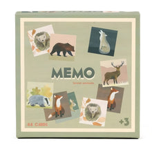 Jogo de Memória Animais da Floresta Egmont Toys cartas ilustradas de animais e folhas