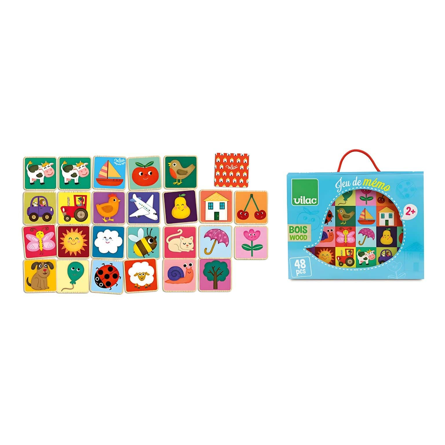 Apresentamos Jogo de memória ilustrado por Mélusine Allirol com o SKU 26247724 recomendado para + 2 anos