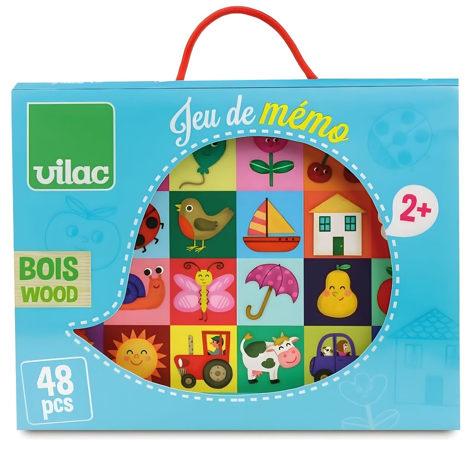 Apresentamos Jogo de memória ilustrado por Mélusine Allirol com o SKU 26247724 recomendado para + 2 anos