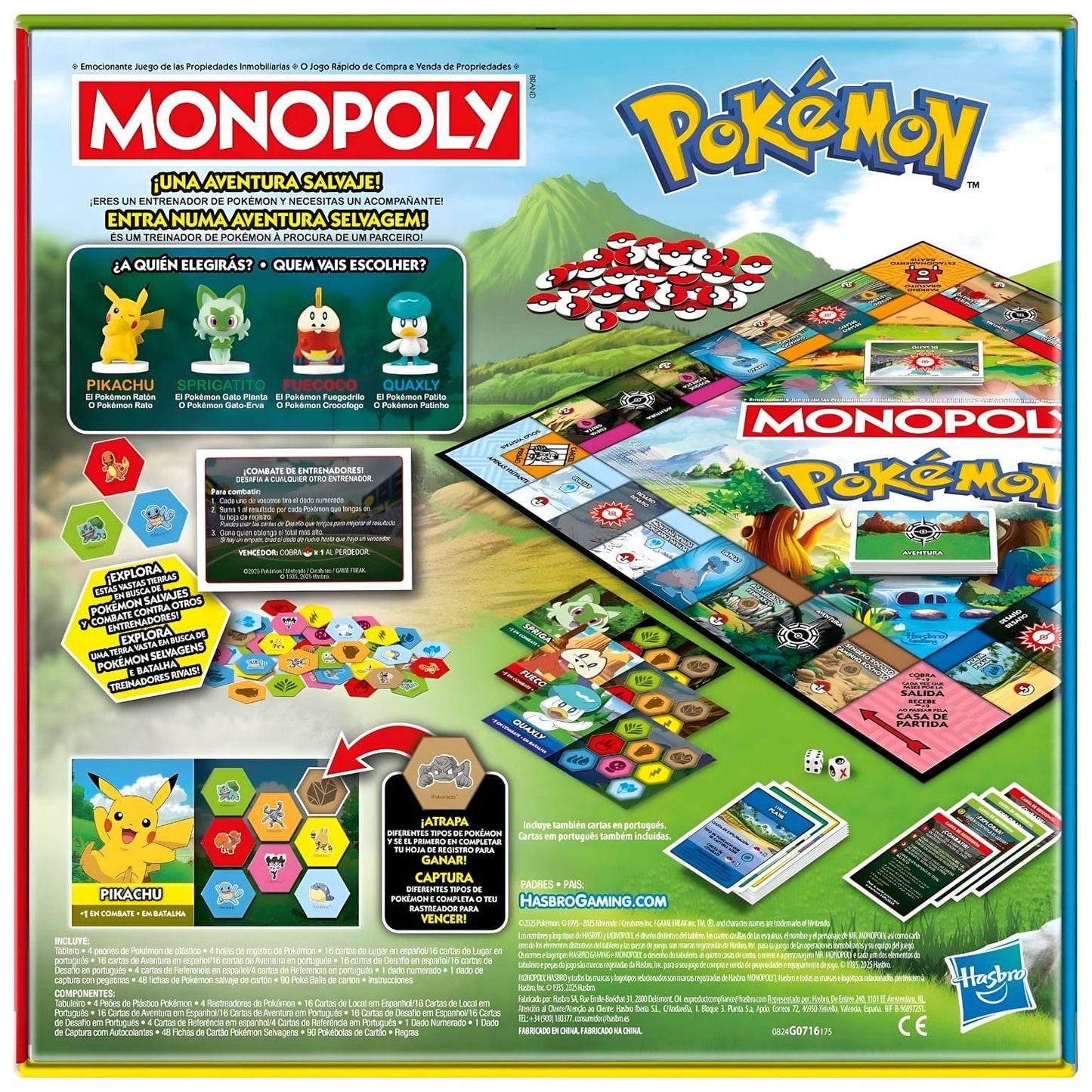 Apresentamos Monopoly Pokémon com o SKU 779872025 recomendado para + 8 anos