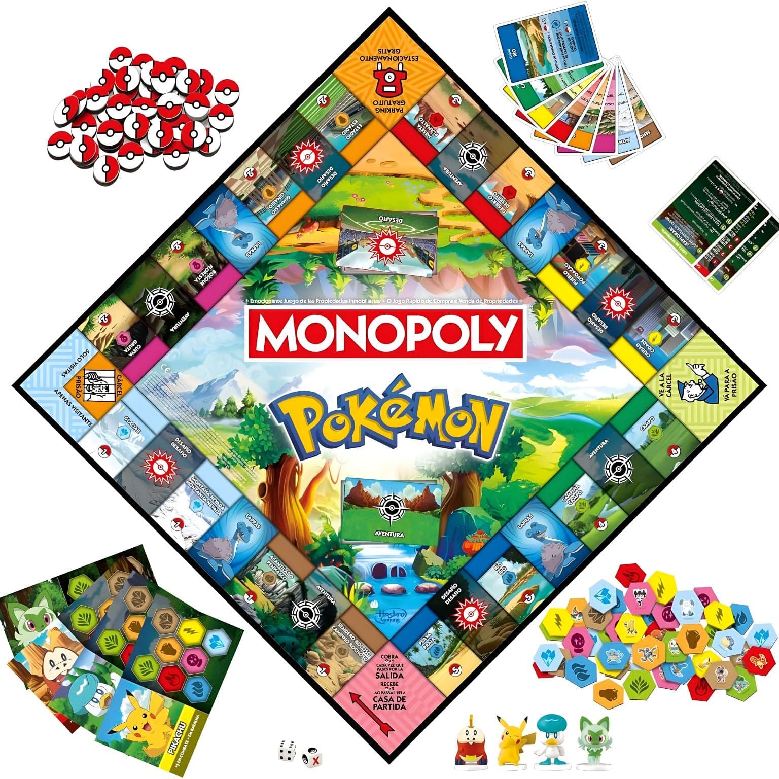 Apresentamos Monopoly Pokémon com o SKU 779872025 recomendado para + 8 anos