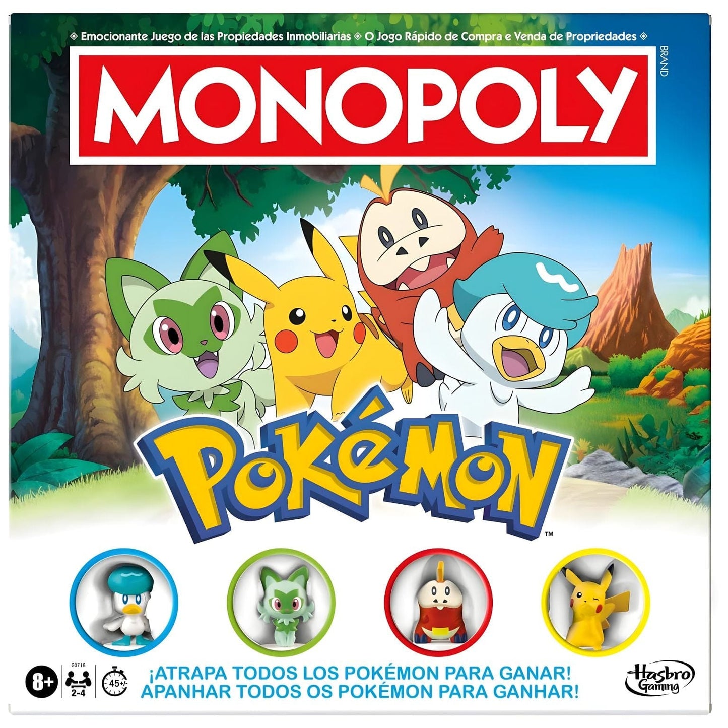 Apresentamos Monopoly Pokémon com o SKU 779872025 recomendado para + 8 anos