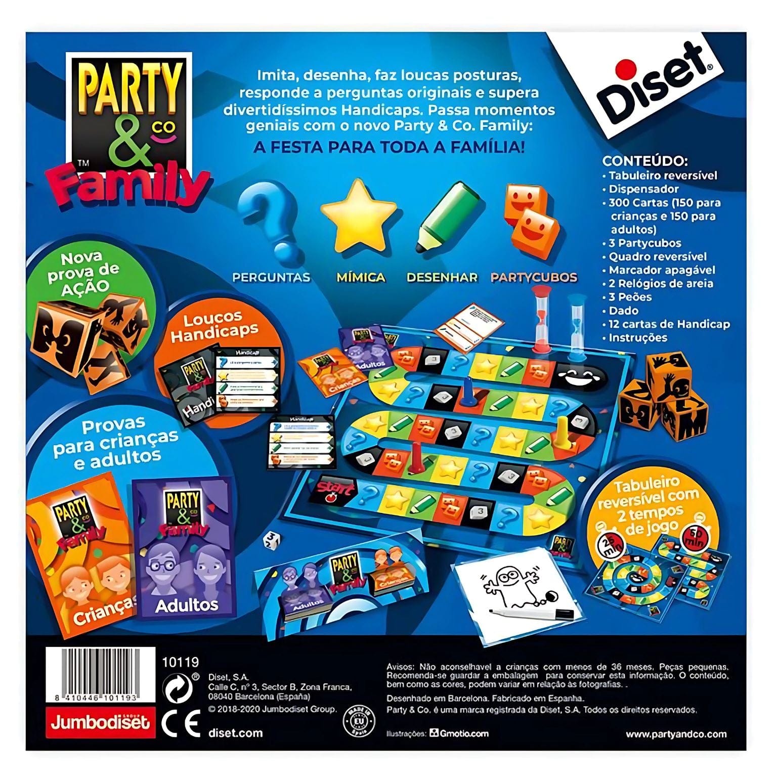 Apresentamos Jogo Party & Co Family (PT) com o SKU 81011925 recomendado para + 8 anos